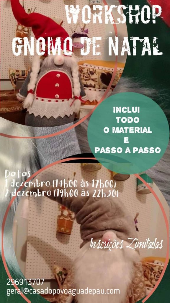 Workshop de Gnomo de Natal