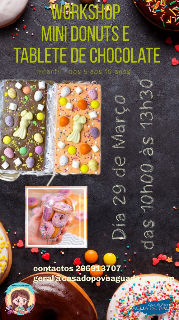 Workshop MINI donuts e Tablete de chocolate